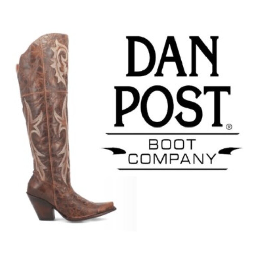 NWT & Box - Dan Post Jilted Brown Snip Boot